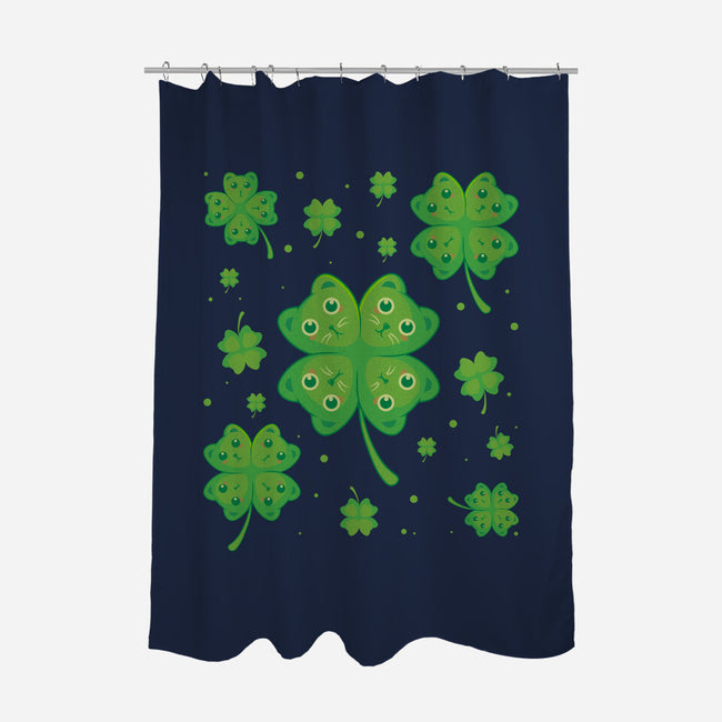 Lucky Kittens-None-Polyester-Shower Curtain-erion_designs