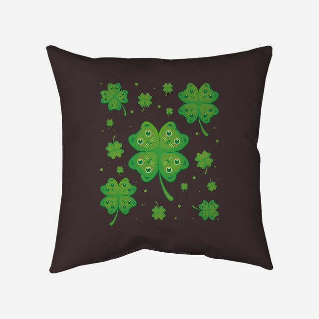 Lucky Kittens-None-Removable Cover w Insert-Throw Pillow-erion_designs