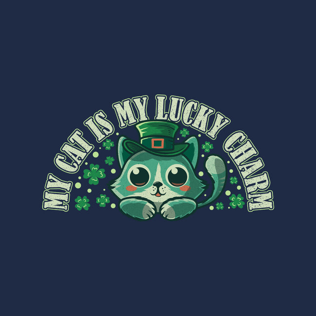 My Cat Is My Lucky Charm-Unisex-Kitchen-Apron-erion_designs