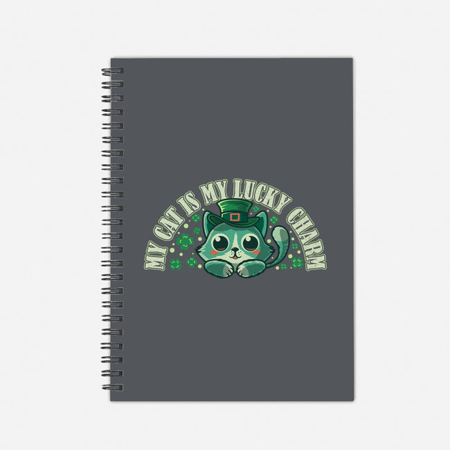 My Cat Is My Lucky Charm-None-Dot Grid-Notebook-erion_designs