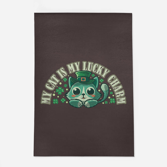 My Cat Is My Lucky Charm-None-Indoor-Rug-erion_designs