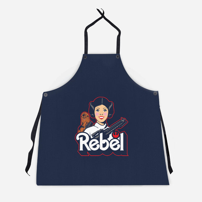Rebel Barbie-Unisex-Kitchen-Apron-arace