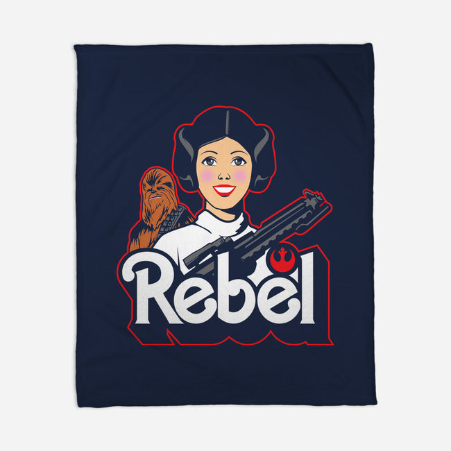 Rebel Barbie-None-Fleece-Blanket-arace