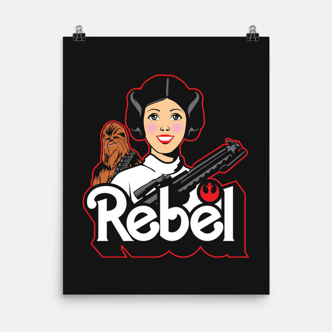 Rebel Barbie-None-Matte-Poster-arace
