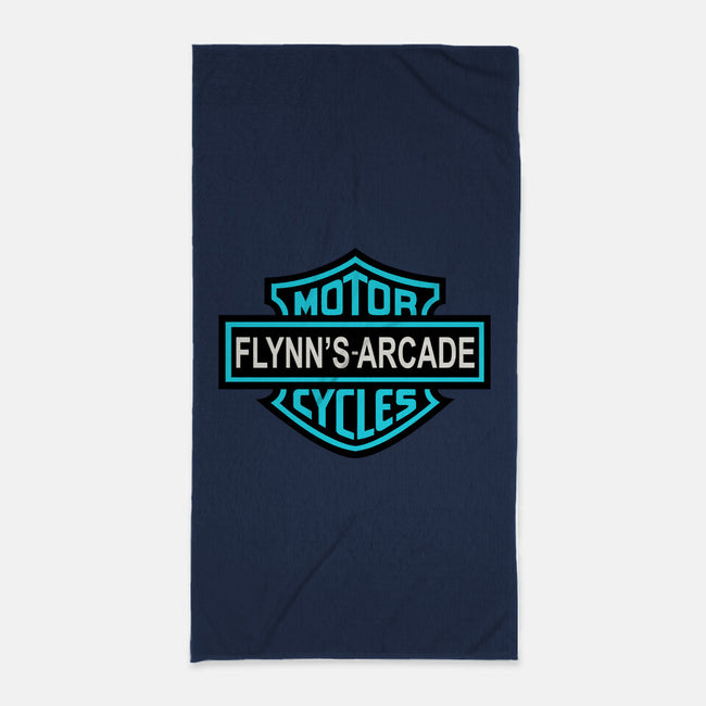 Flynns Arcade-None-Beach-Towel-Melonseta