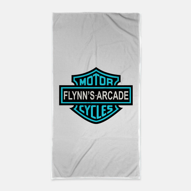Flynns Arcade-None-Beach-Towel-Melonseta