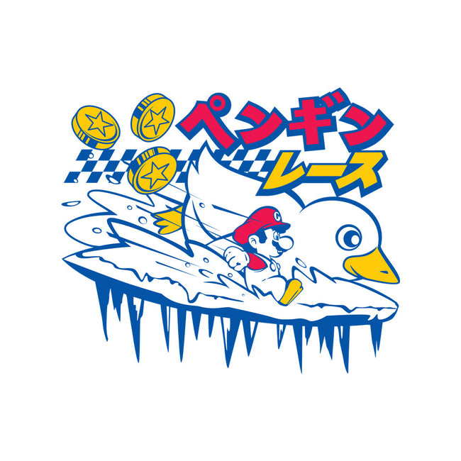 Penguin Race-Unisex-Baseball-Tee-arace