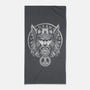 God Of Lightning And Thunder-None-Beach-Towel-DrMonekers