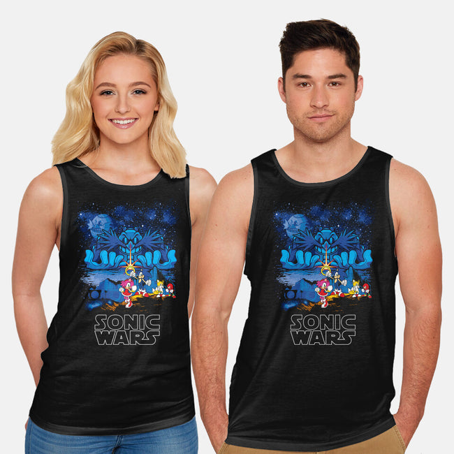 Sonic Wars-Unisex-Basic-Tank-dalethesk8er