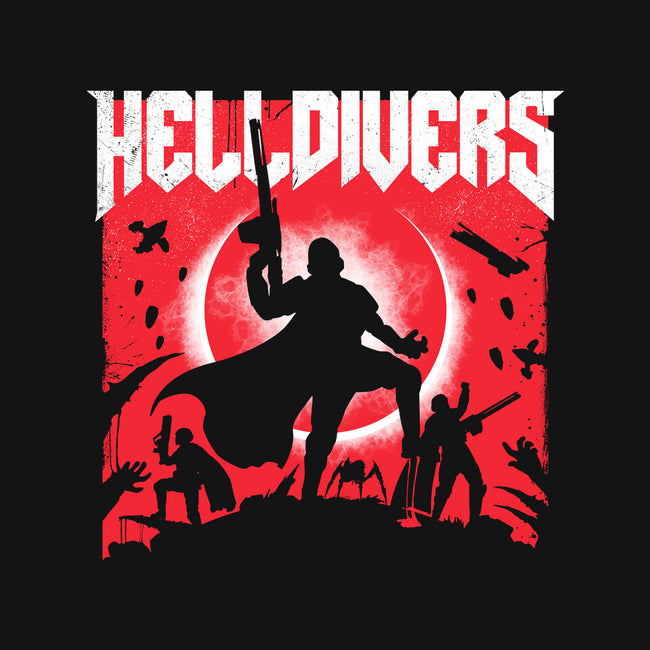 Helldivers Doom-Youth-Basic-Tee-rocketman_art