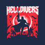 Helldivers Doom-Unisex-Basic-Tee-rocketman_art