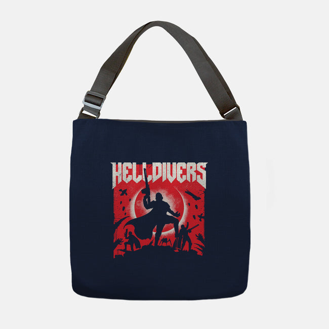 Helldivers Doom-None-Adjustable Tote-Bag-rocketman_art
