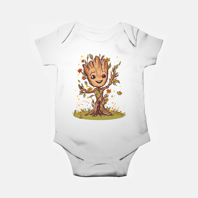 I Am Spring-Baby-Basic-Onesie-kharmazero