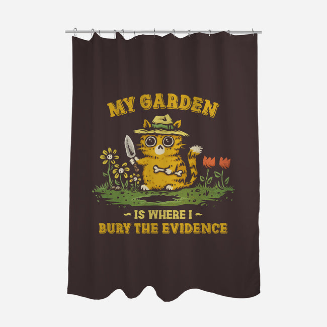 Bury The Evidence-None-Polyester-Shower Curtain-kg07