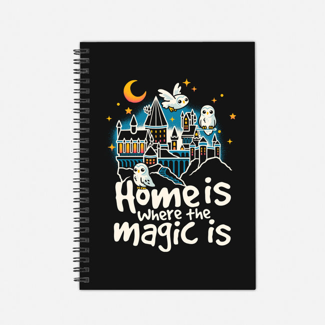 Home Is Where The Magic Is-None-Dot Grid-Notebook-NemiMakeit