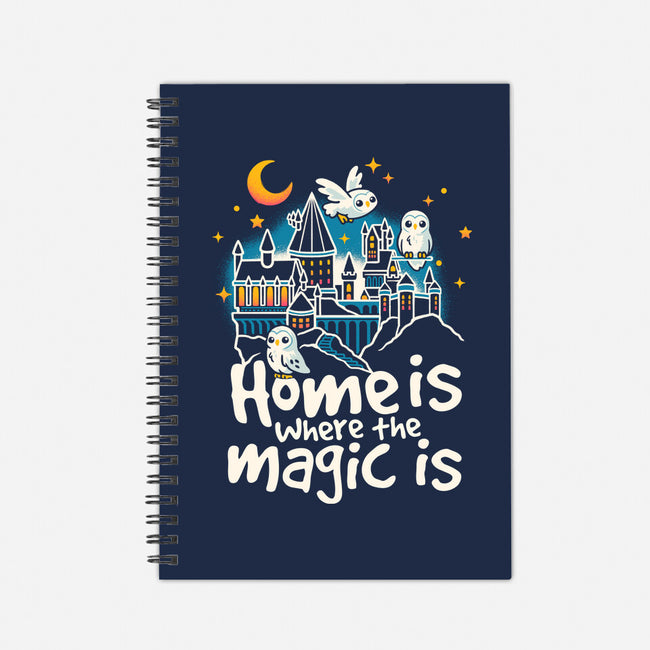 Home Is Where The Magic Is-None-Dot Grid-Notebook-NemiMakeit
