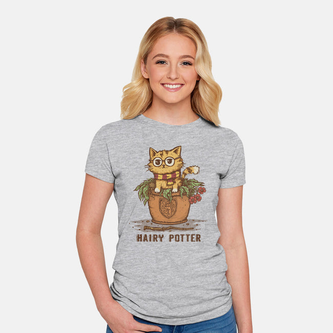 Hairy Potter-Womens-Fitted-Tee-kg07