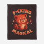 Red Panda Magic-None-Fleece-Blanket-eduely
