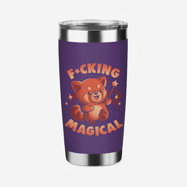 Red Panda Magic-None-Stainless Steel Tumbler-Drinkware-eduely