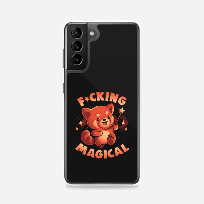 Red Panda Magic-Samsung-Snap-Phone Case-eduely