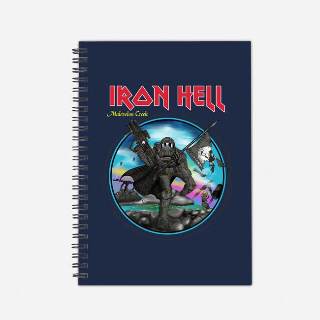 Iron Hell-None-Dot Grid-Notebook-rocketman_art