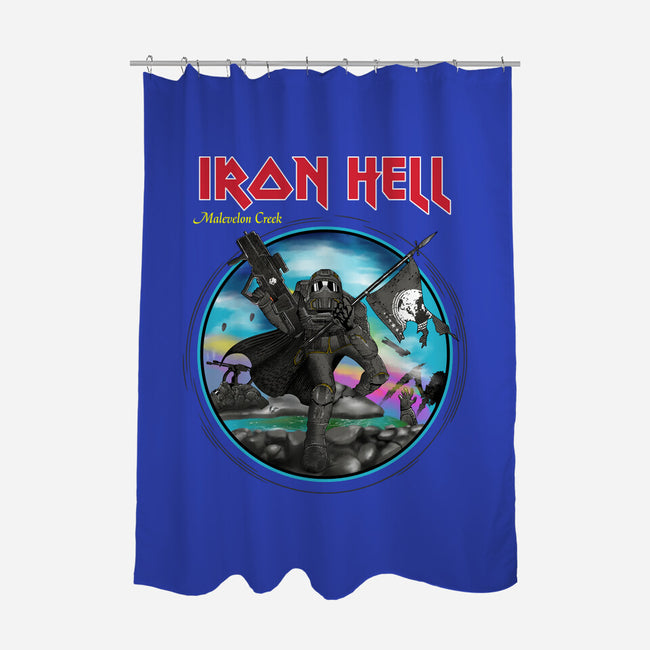 Iron Hell-None-Polyester-Shower Curtain-rocketman_art