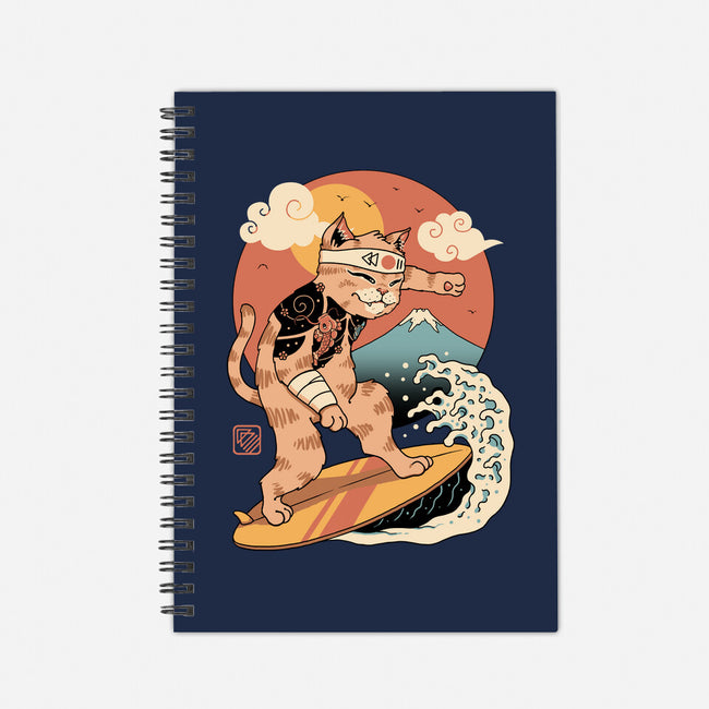 Meowster Surfer-None-Dot Grid-Notebook-vp021