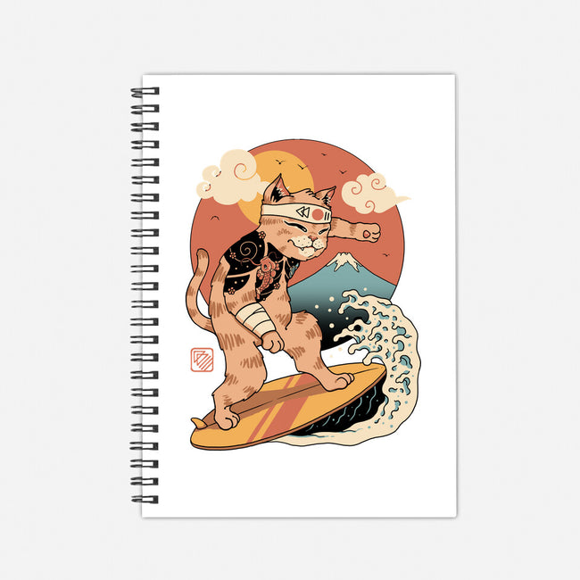 Meowster Surfer-None-Dot Grid-Notebook-vp021