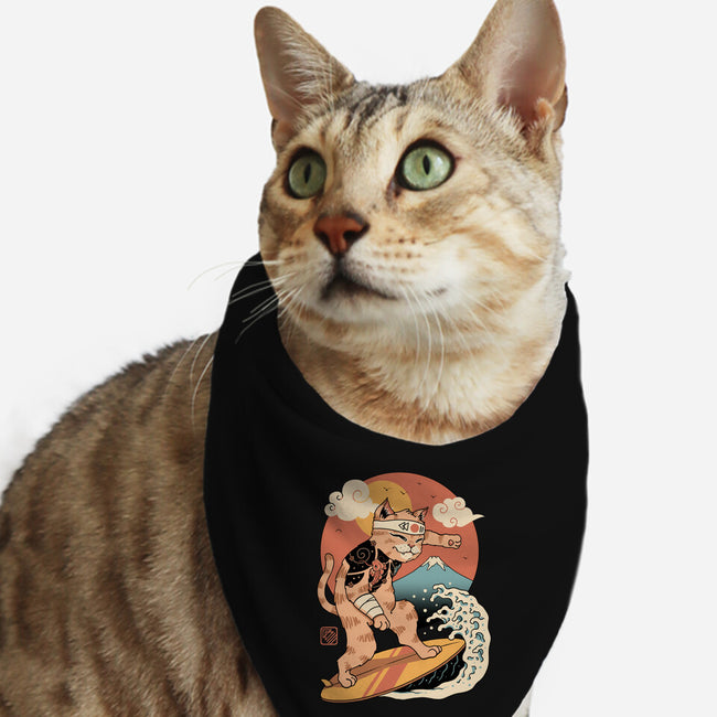 Meowster Surfer-Cat-Bandana-Pet Collar-vp021