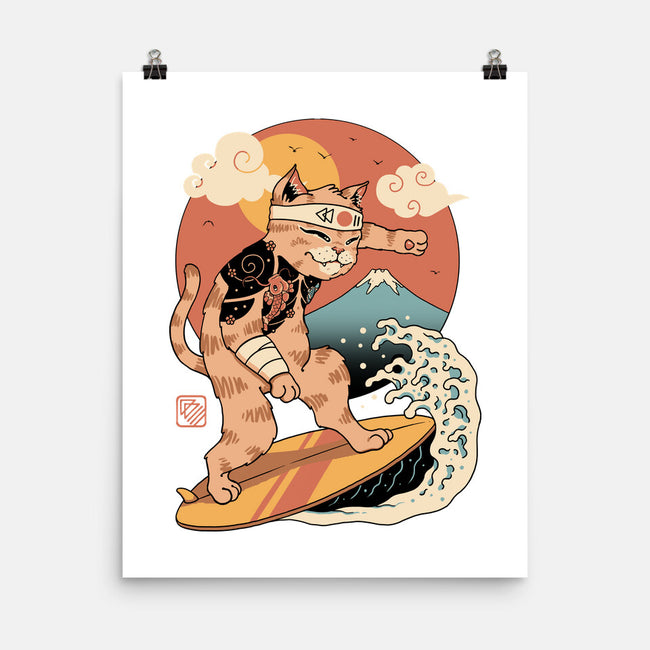 Meowster Surfer-None-Matte-Poster-vp021