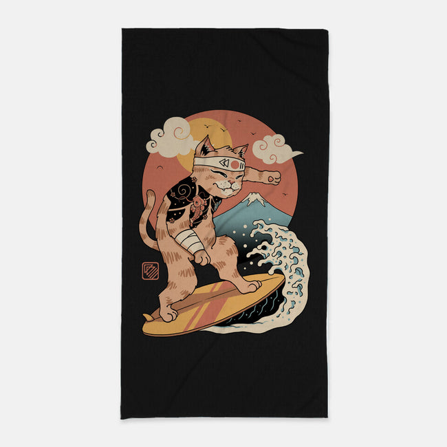 Meowster Surfer-None-Beach-Towel-vp021