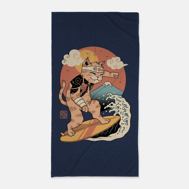 Meowster Surfer-None-Beach-Towel-vp021