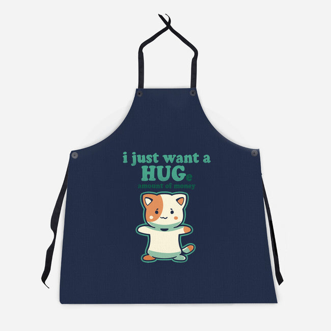 HUGe Amount Of Money-Unisex-Kitchen-Apron-TechraNova