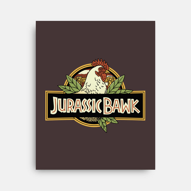 Jurassic Chicken-None-Stretched-Canvas-tobefonseca