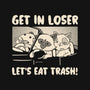 Let's Eat Trash-Womens-Basic-Tee-tobefonseca