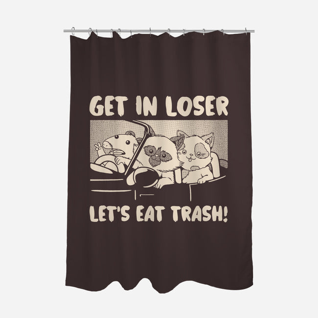 Let's Eat Trash-None-Polyester-Shower Curtain-tobefonseca