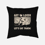Let's Eat Trash-None-Removable Cover-Throw Pillow-tobefonseca