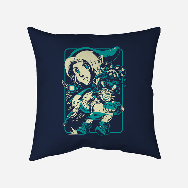 Legendary Shapeshifter-None-Removable Cover-Throw Pillow-Henrique Torres