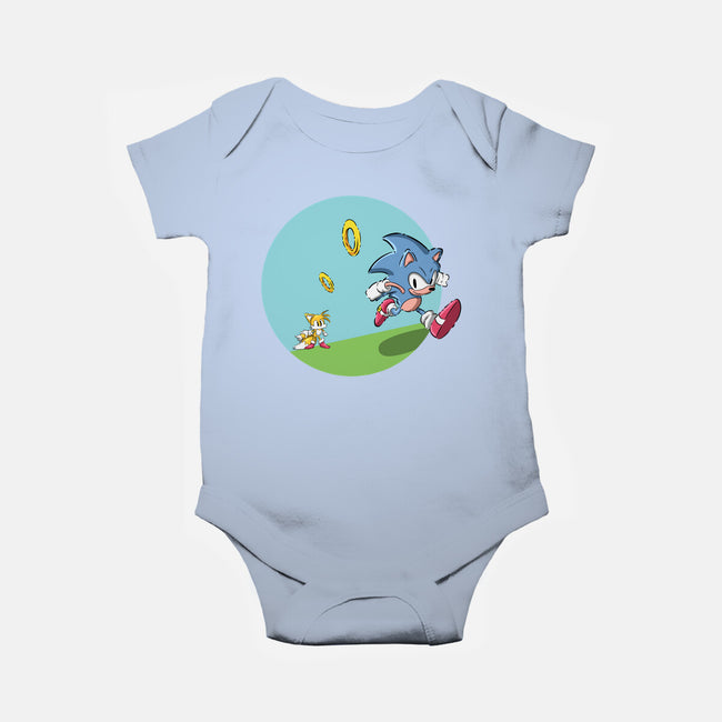 I Need To Run-Baby-Basic-Onesie-nickzzarto