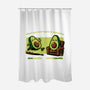 Avocado Tired Exercise-None-Polyester-Shower Curtain-Studio Mootant