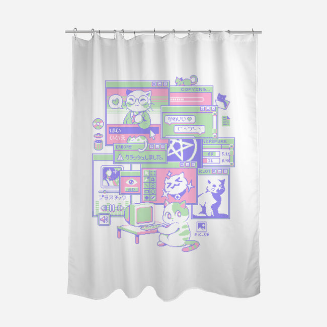 Interneko-None-Polyester-Shower Curtain-ilustrata