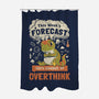 100% Chance Of Overthink-None-Polyester-Shower Curtain-Heyra Vieira