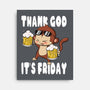 Friday Monkey-None-Stretched-Canvas-fanfabio