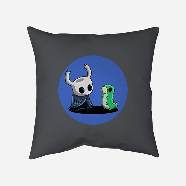 My Worm Friend-None-Removable Cover-Throw Pillow-nickzzarto