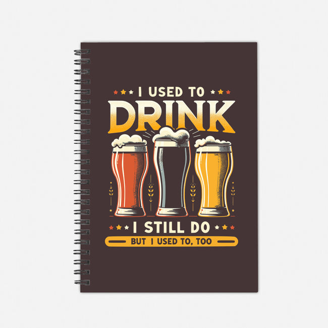 I Used To Drink-None-Dot Grid-Notebook-BridgeWalker