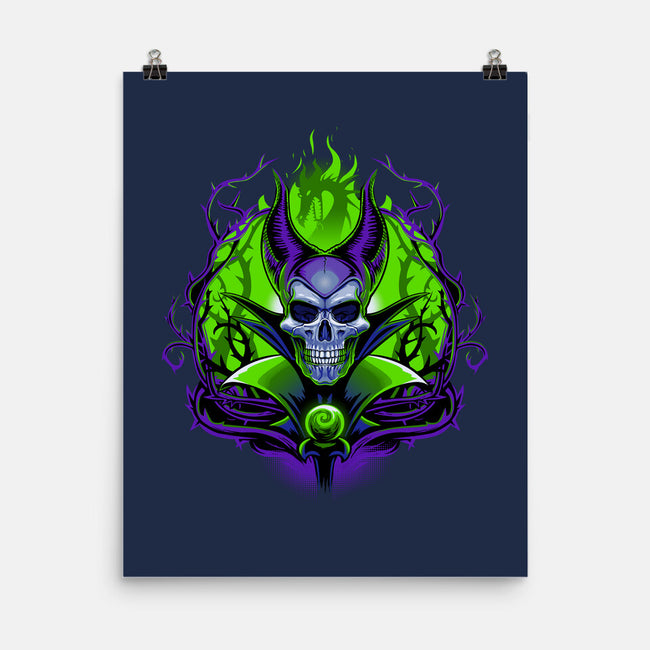 The Witch Skull-None-Matte-Poster-daobiwan