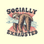 Socially Exhausted-Cat-Adjustable-Pet Collar-momma_gorilla