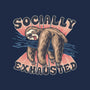 Socially Exhausted-None-Beach-Towel-momma_gorilla