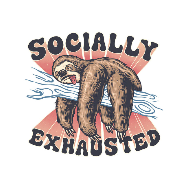 Socially Exhausted-None-Matte-Poster-momma_gorilla