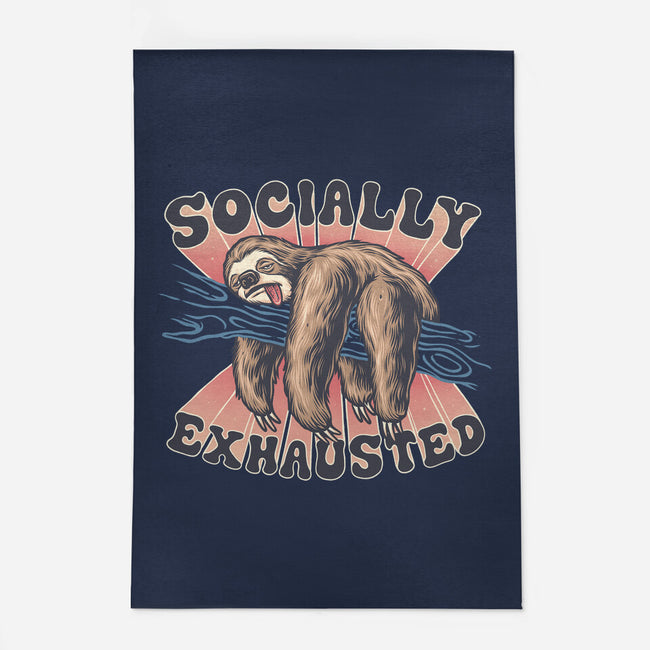 Socially Exhausted-None-Indoor-Rug-momma_gorilla